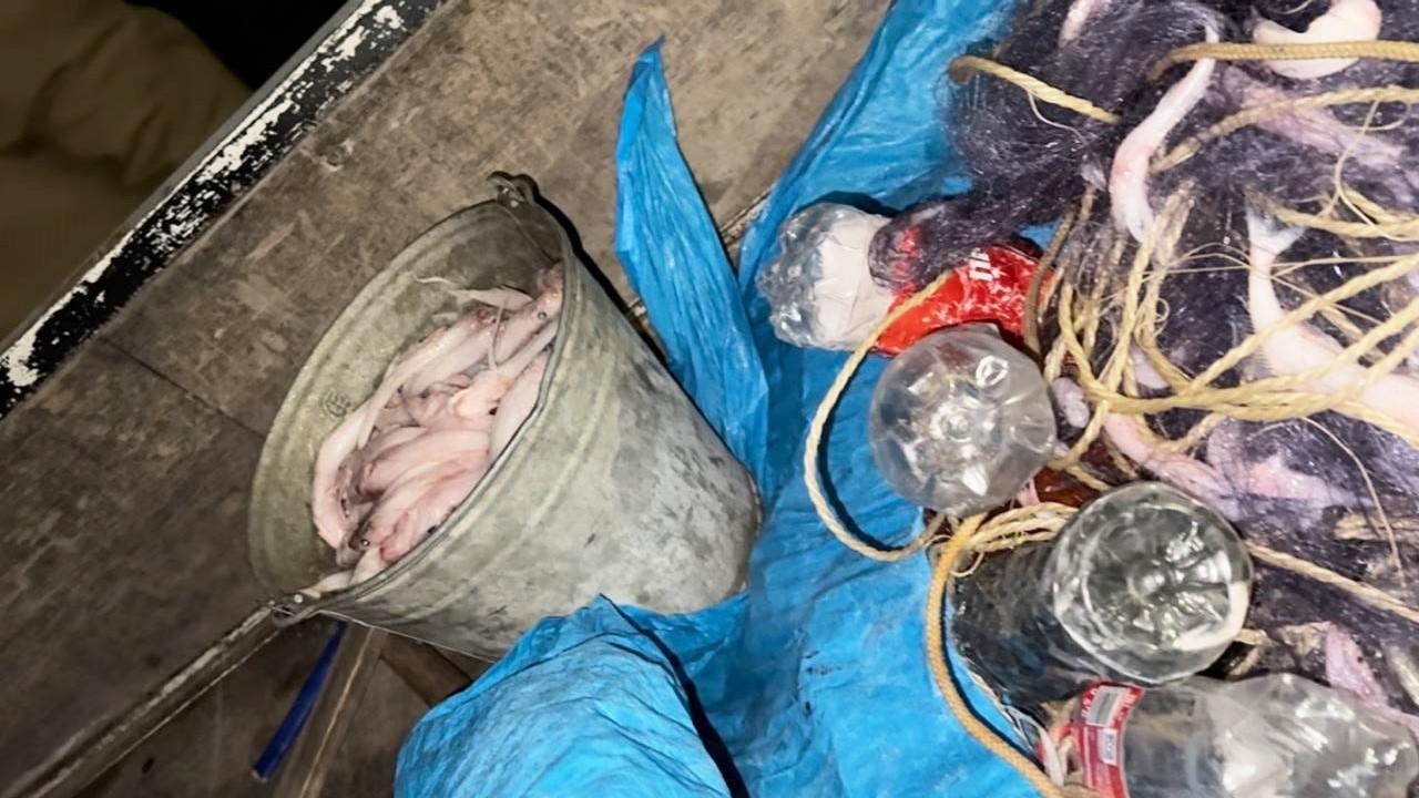 У озера Байкал транспортной полицией задержан браконьер, незаконно добывший более 1000 голомянок