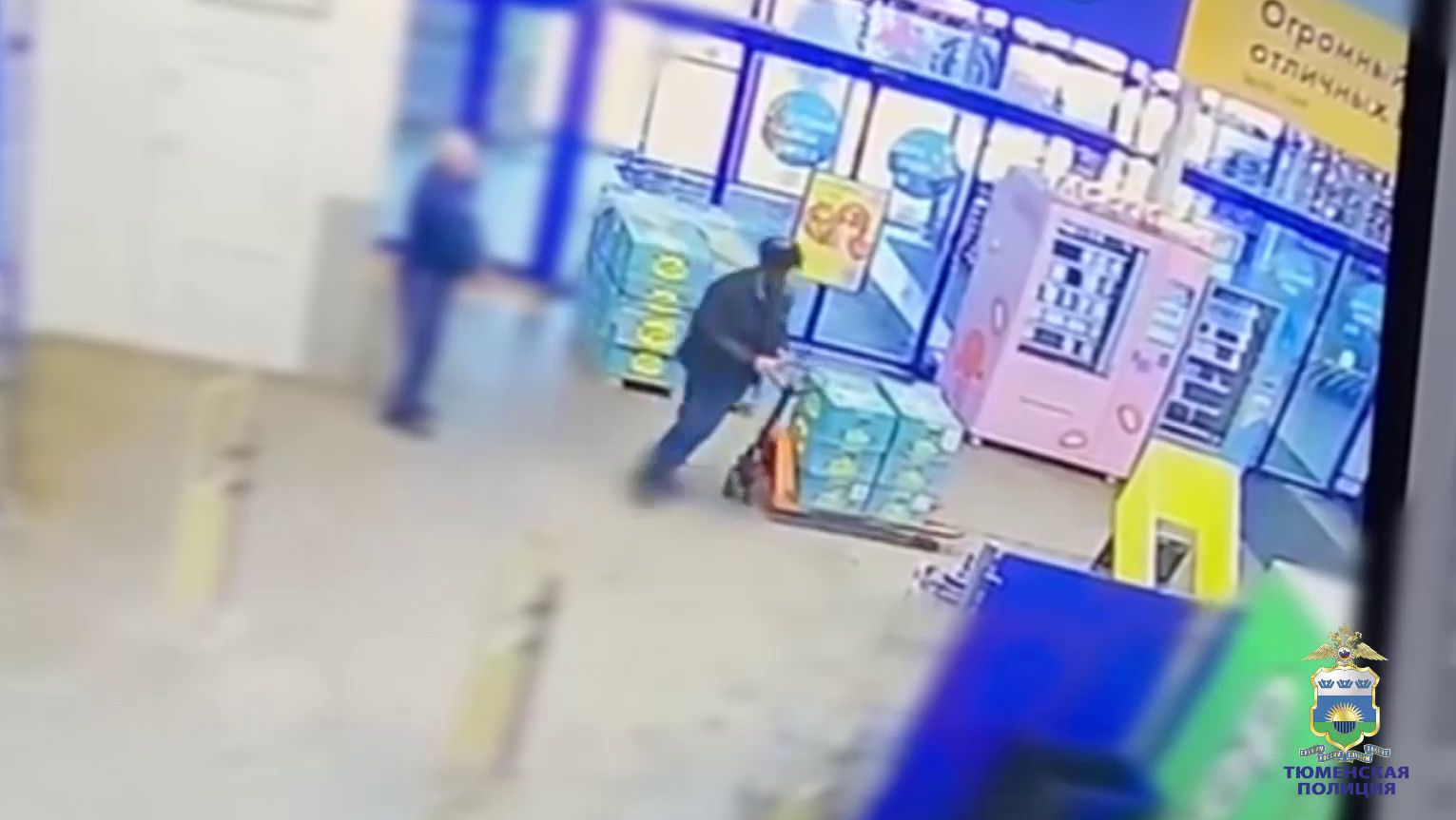 Бизнесмен уличён полицией в краже 1,4 тонны огурцов и 400 кг бананов из двух гипермаркетов в Тюмени