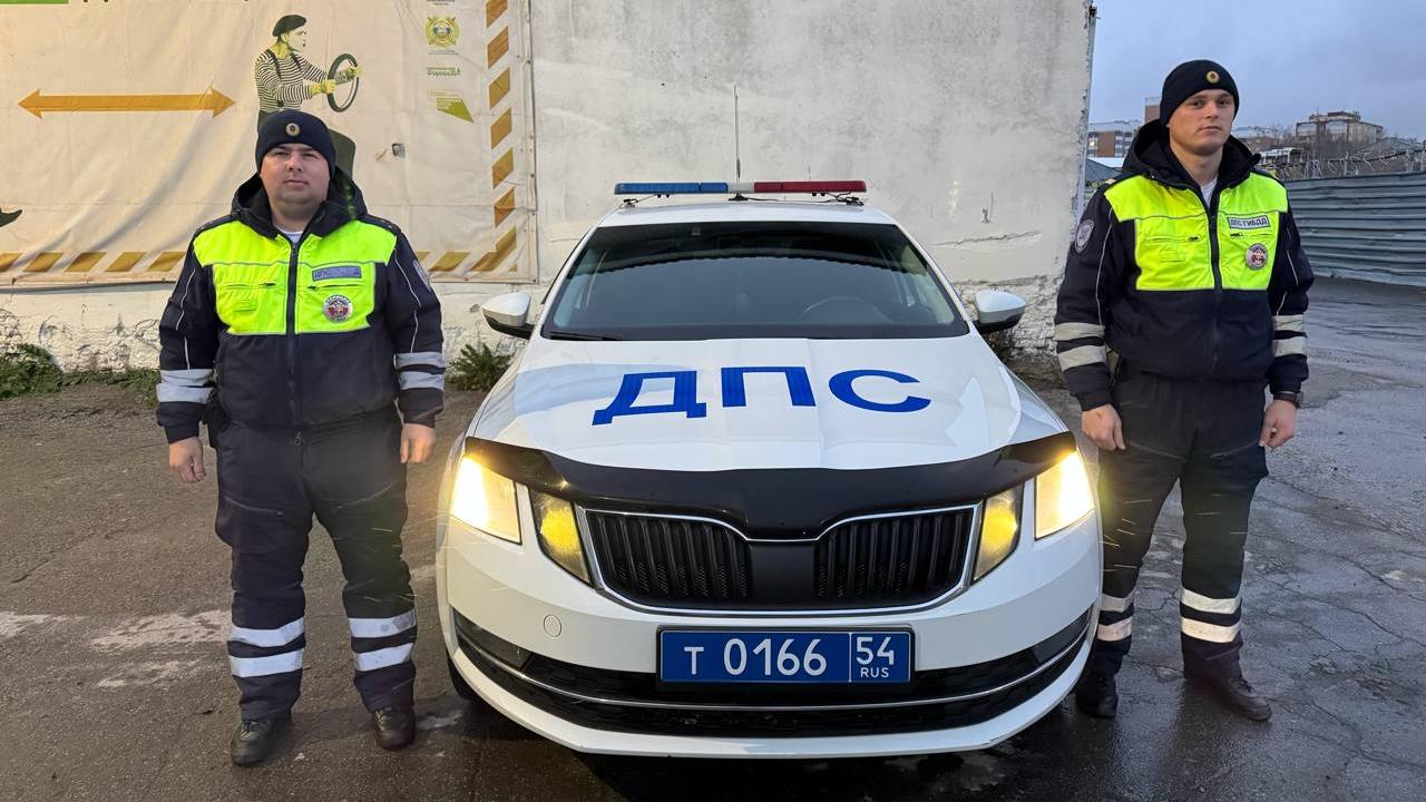 В Новосибирске автоинспекторы экстренно доставили в больницу двухлетнего малыша с травмой головы