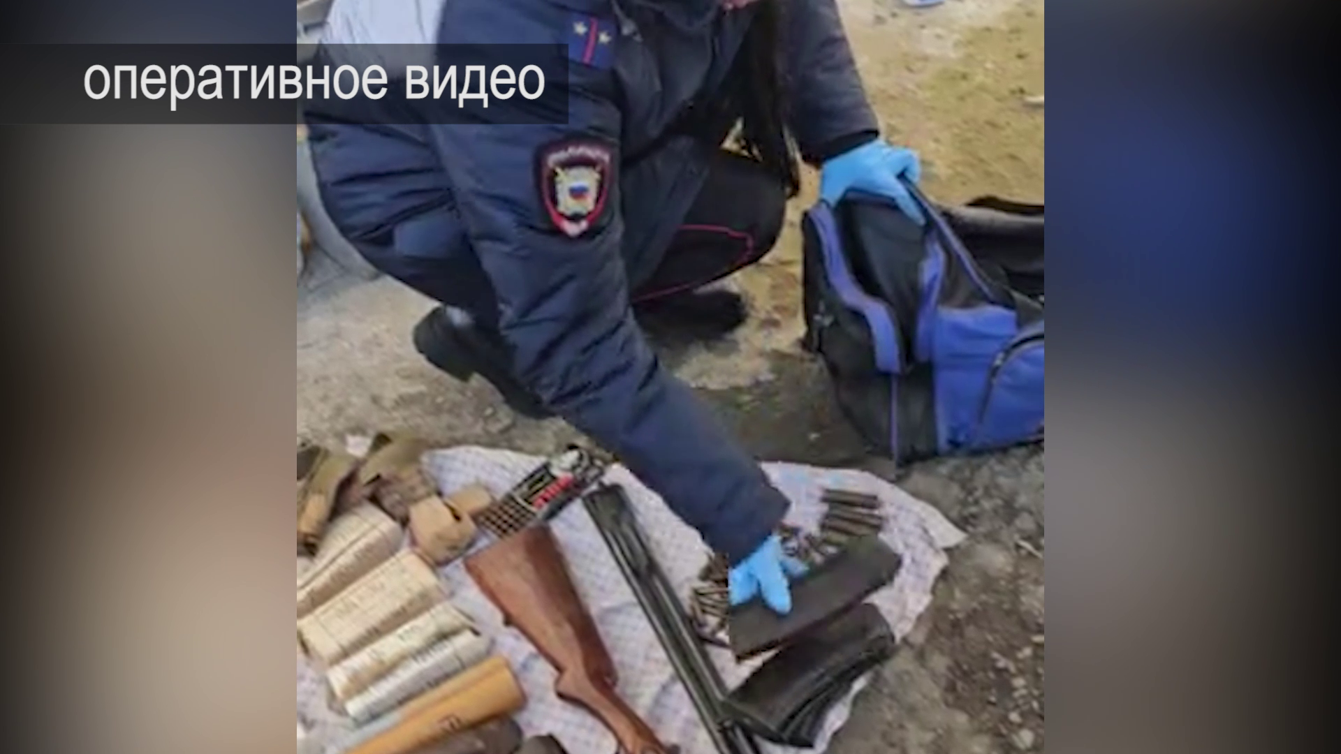 Арсенал оружия и боеприпасов изъяли полицейские Луганской Народной Республики у местного жителя