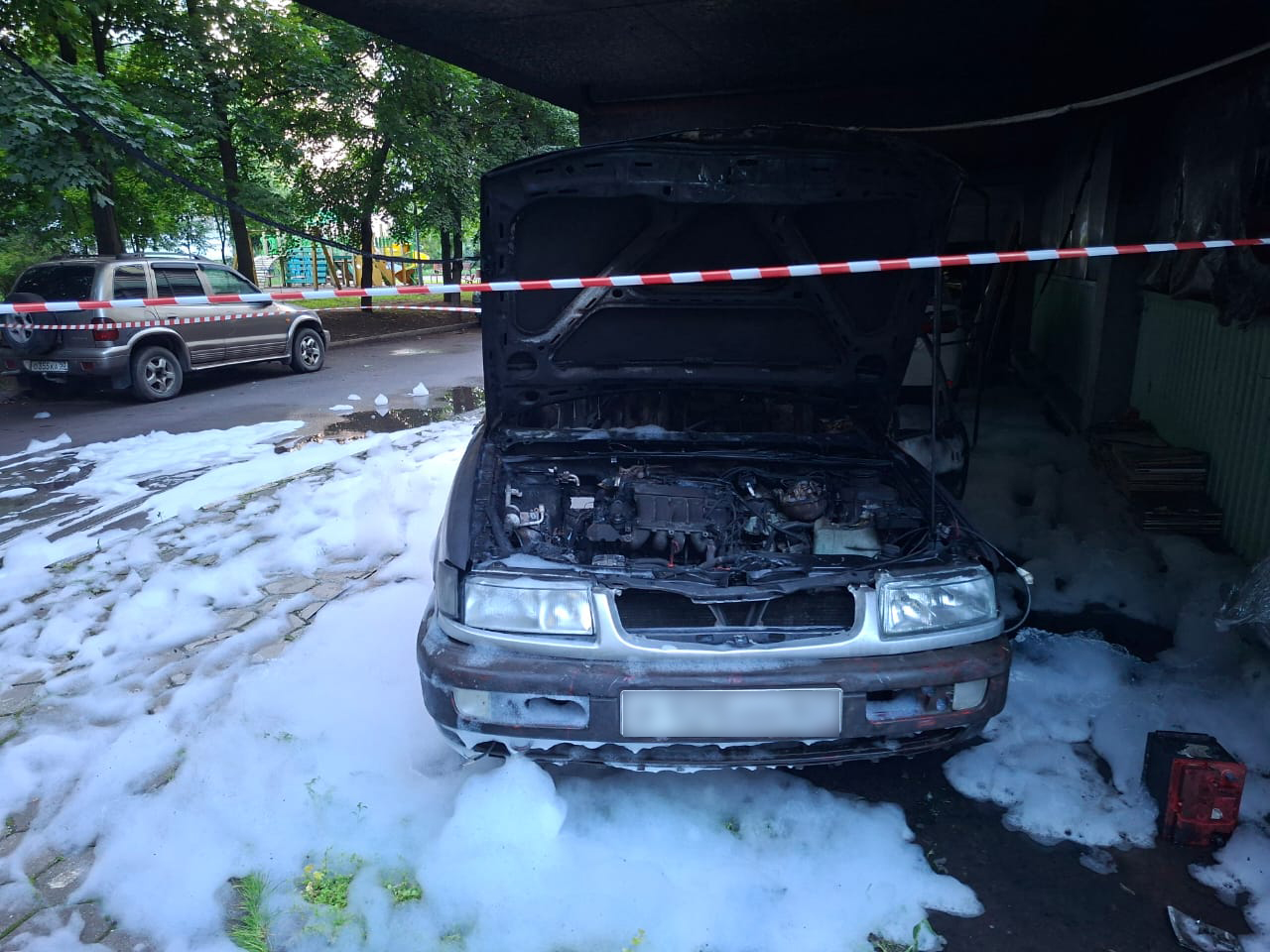 В Москве задержан угонщик машины, в которой после его попытки завести двигатель произошло возгорание