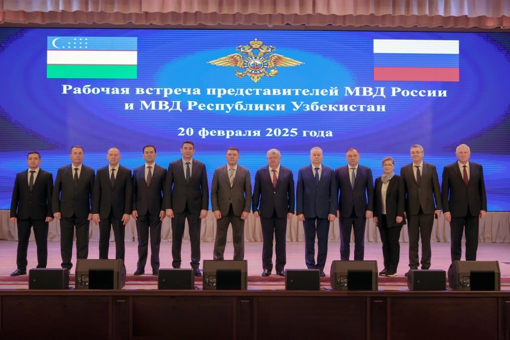 Владимир Кубышко провел рабочую встречу с делегацией МВД Республики Узбекистан