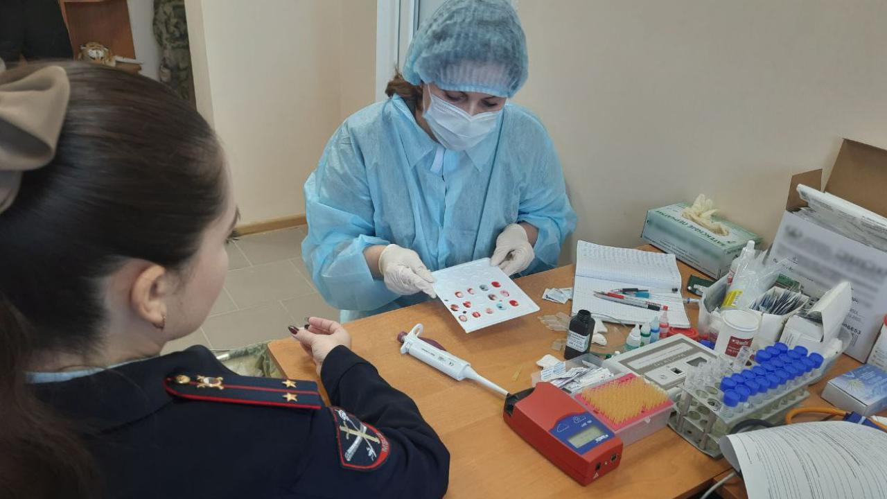 Сотрудники полиции Херсонской области сдали кровь для жителей региона