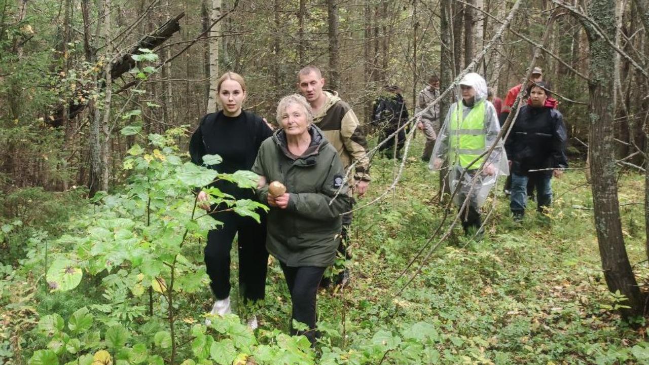 В Пермском крае полицейские отыскали пенсионерку, заблудившуюся в лесу во время сбора грибов