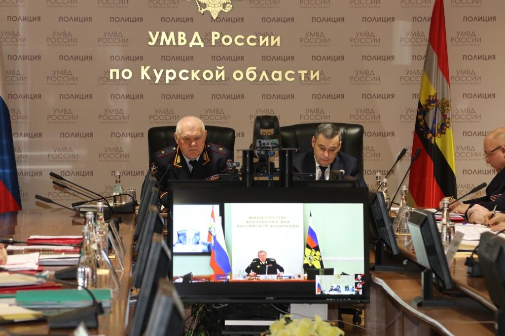Александр Горовой принял участие в работе расширенного заседания коллегии УМВД России по Курской области