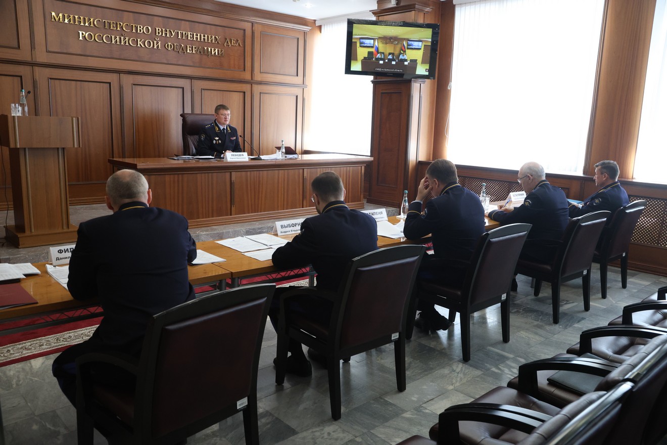 Сергей Лебедев подвел итоги деятельности органов предварительного следствия в системе МВД России за первое полугодие 2025 года
