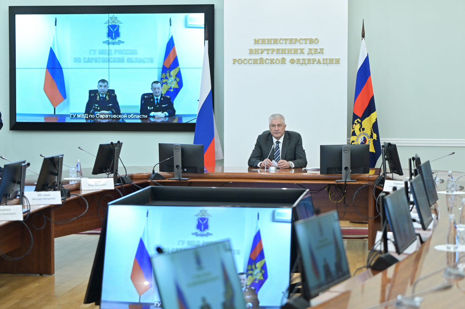 Владимир Колокольцев провел торжественную церемонию, посвященную Дню защитника Отечества