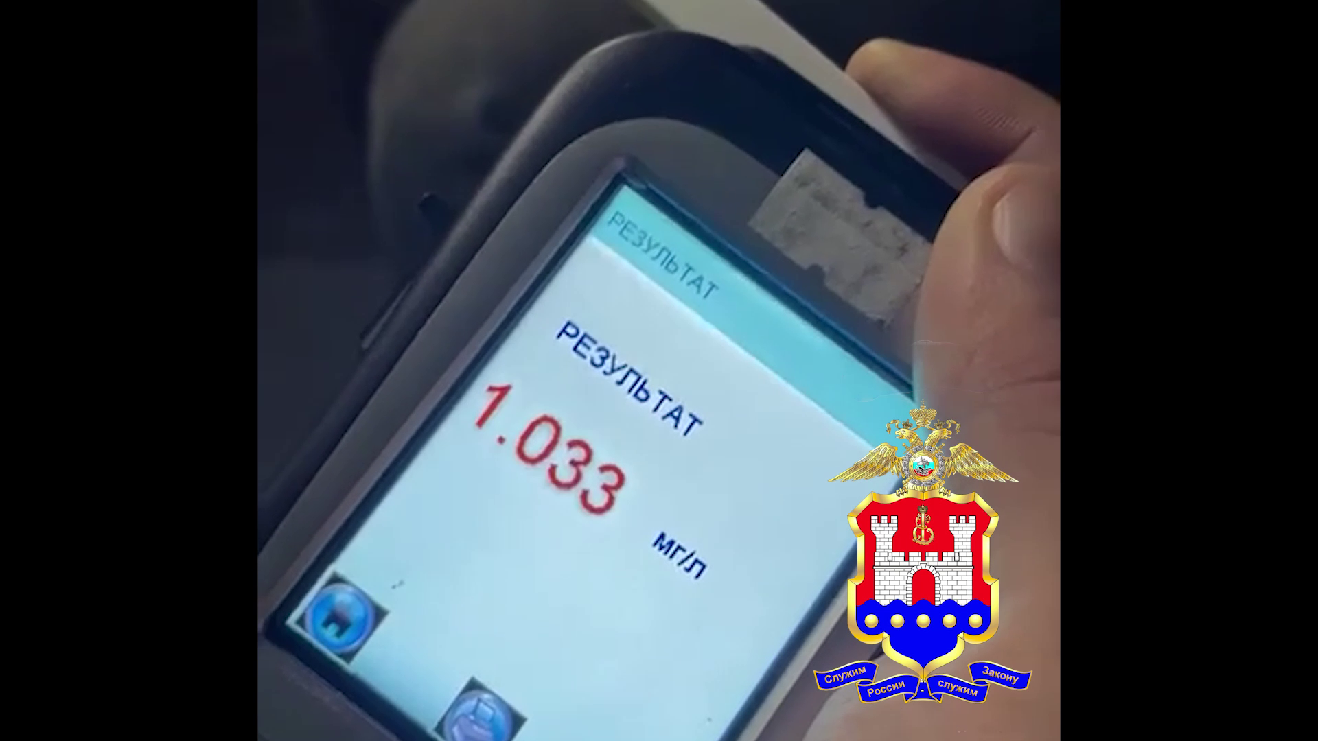 В Калининградской области полицейские в ходе погони со стрельбой задержали нетрезвого водителя иномарки