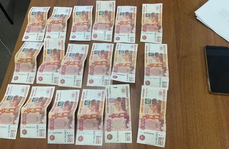 Двое жителей Москвы задержаны полицией за сбыт 14 фальшивых пятитысячных купюр в Рязани
