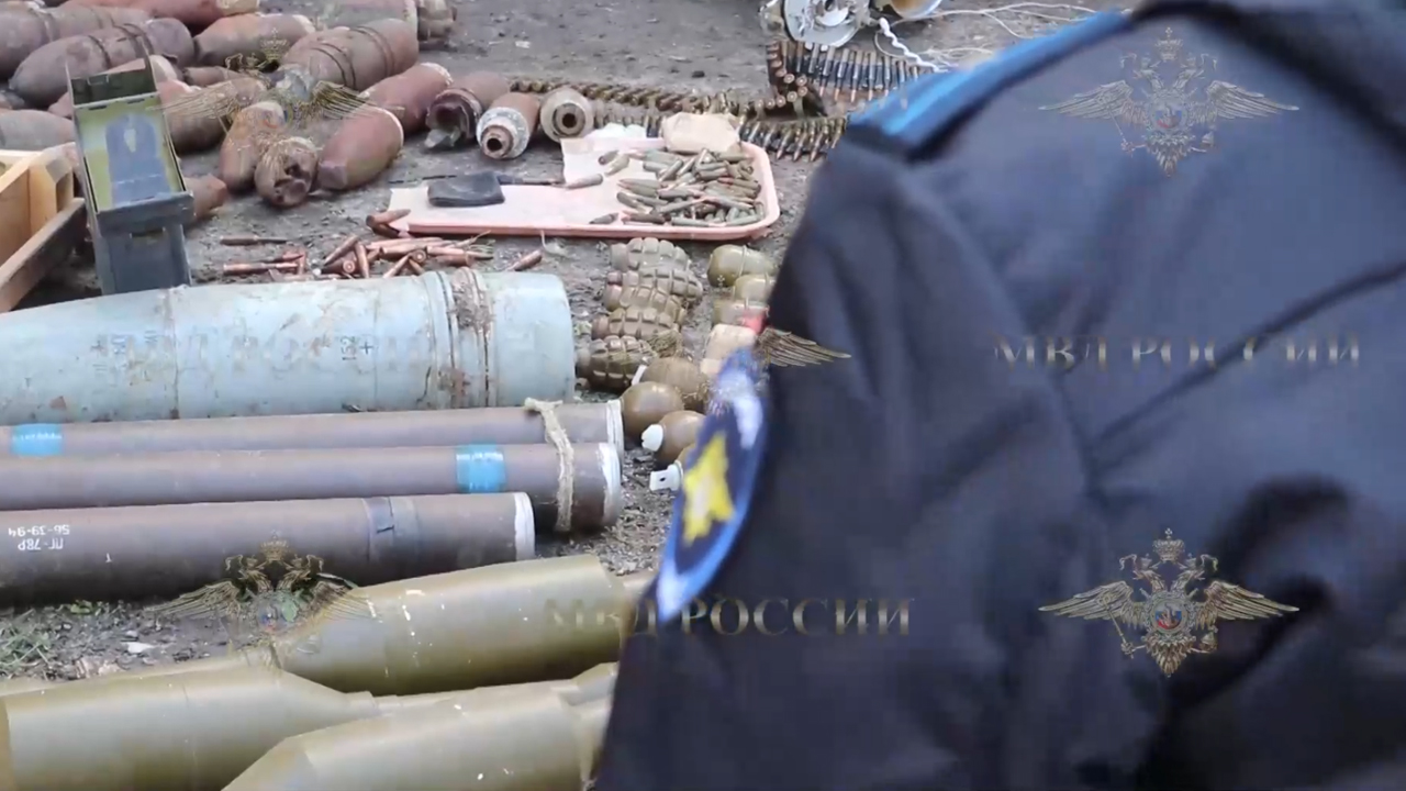Ирина Волк: В Запорожской области сотрудники полиции обнаружили крупный арсенал боеприпасов