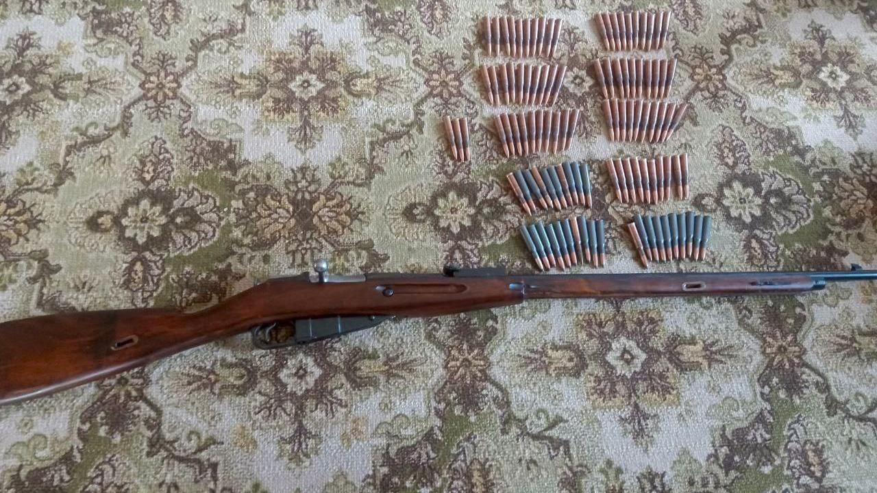 Житель Нижегородской области уличён в изготовлении винтовки Мосина и свыше 100 патронов к ней