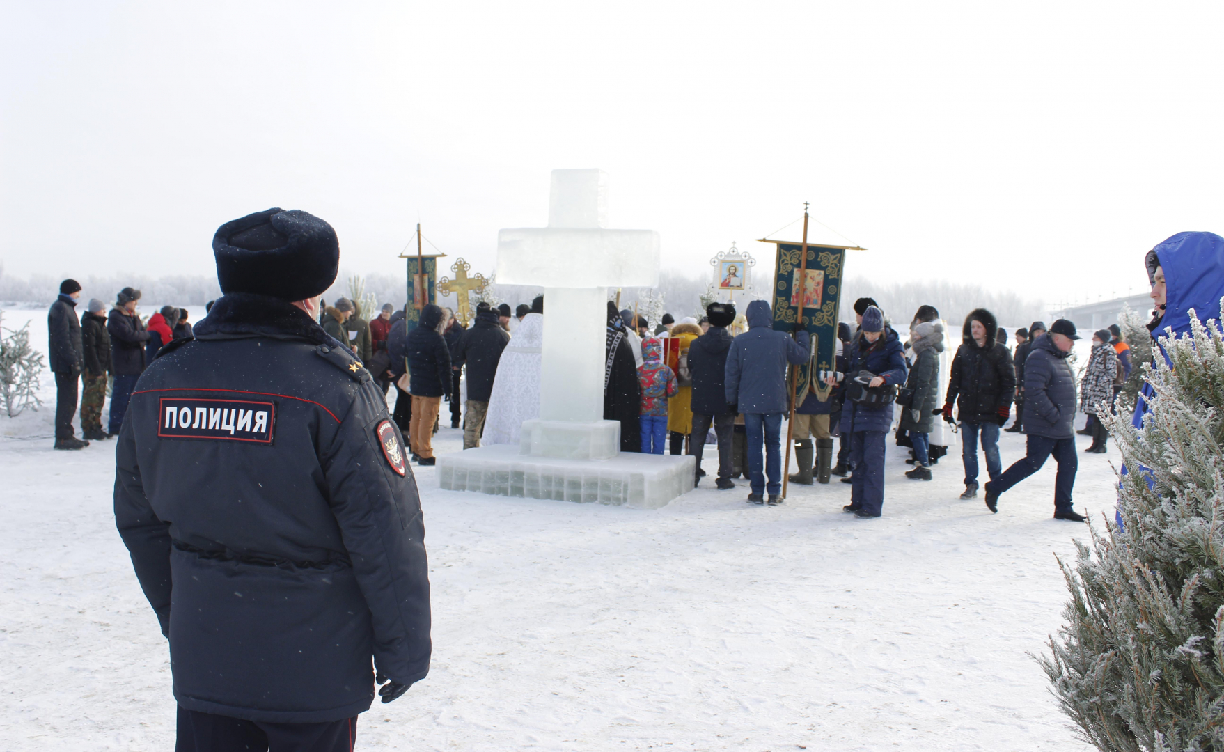Ирина Волк: Полицейские обеспечили общественный порядок во время празднования Крещения Господня