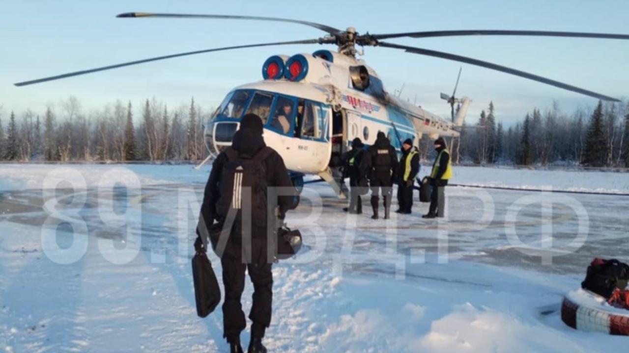 На Ямале полицейские совместно со спецназом задержали в тундре подозреваемого в убийстве