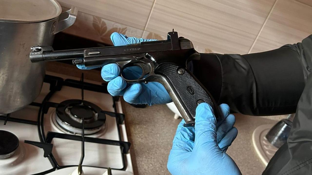 Житель села Нижняя Саниба уличён полицией Северной Осетии в незаконном хранении пистолета Марголина