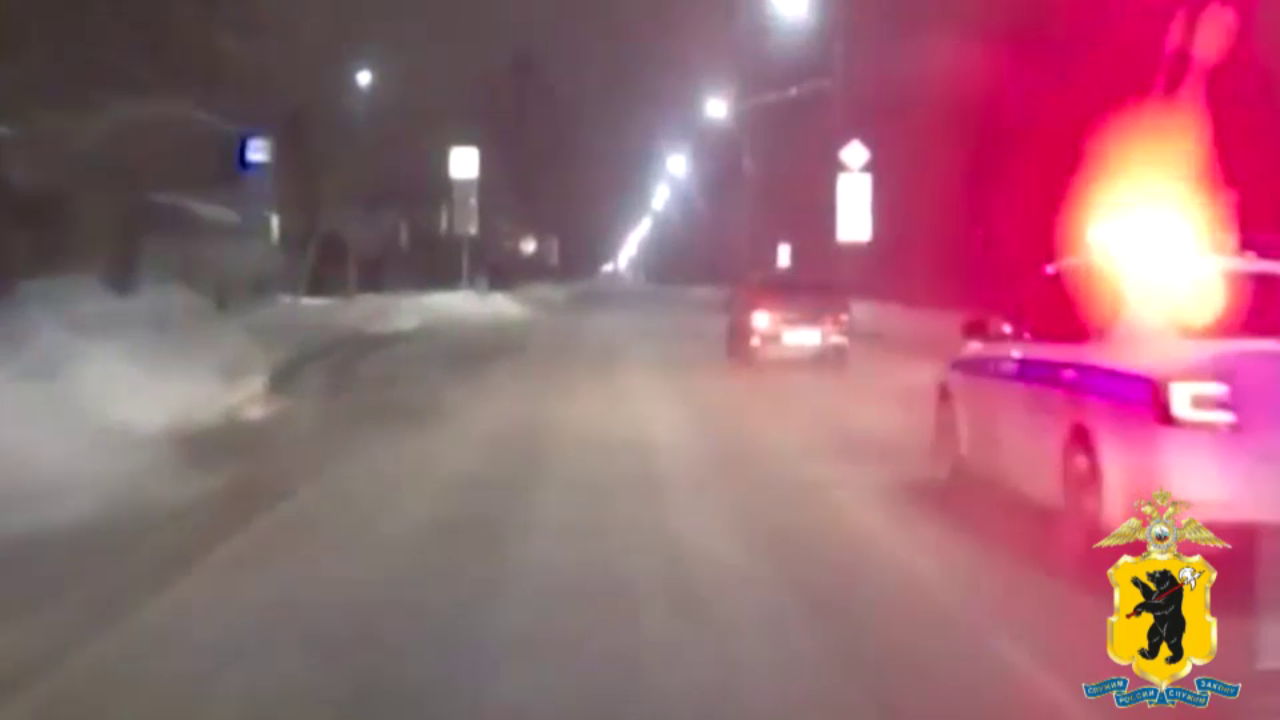 На задержанного в ходе погони лихача из Ярославля полицией составлено 6 протоколов о нарушении ПДД