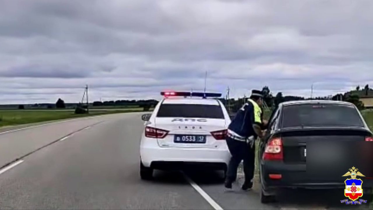 Уголовным делом обернулось для лихача нападение на инспектора ДПС после попытки скрыться в Марий Эл