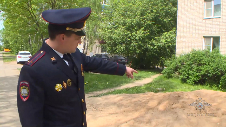 В Смоленске участковый уполномоченный полиции спас первоклассника