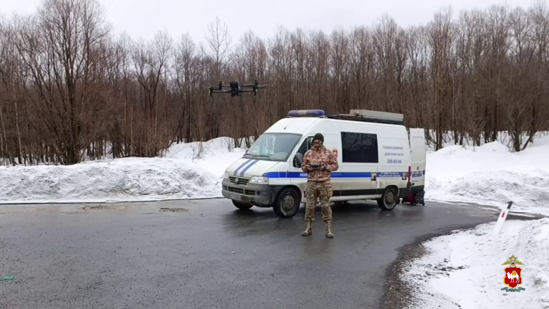 Полиция Челябинской области задействовала БПЛА для мониторинга обстановки на подтопленных территориях