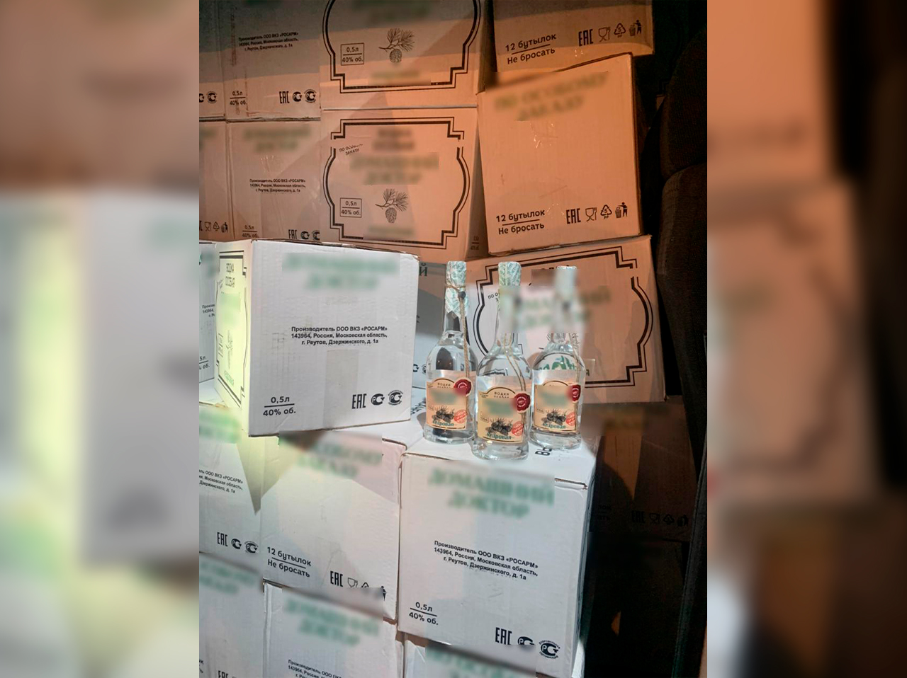Партию не соответствующей ГОСТу водки изъяли полицейские Кабардино-Балкарии у местного жителя