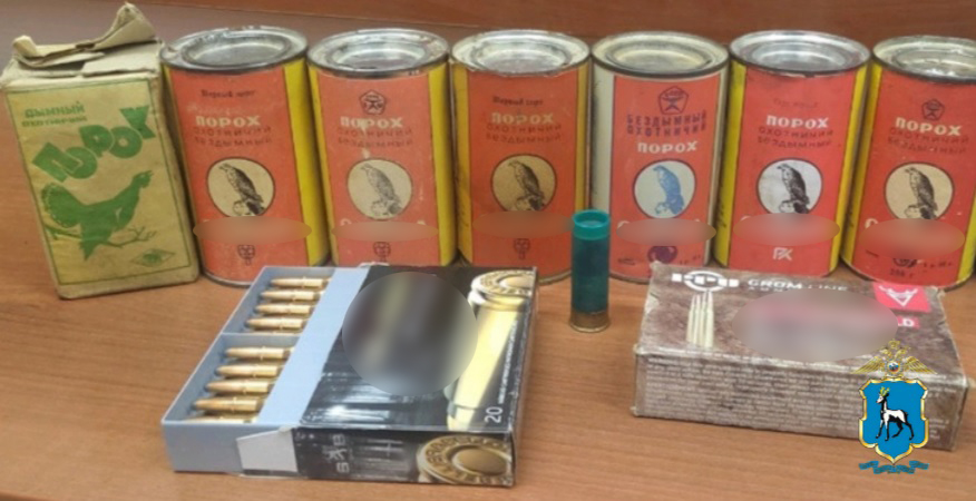 Самарской полицией возбуждены уголовные дела о незаконном обороте взрывчатых веществ и боеприпасов