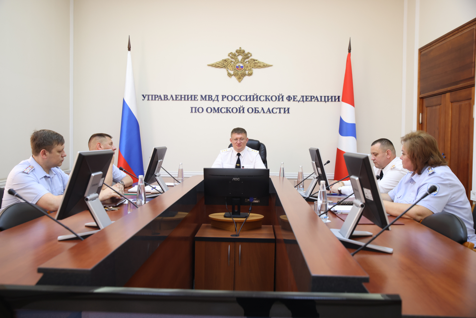 В ходе рабочей поездки Сергей Лебедев посетил Омскую академию МВД России и УМВД России по Омской области