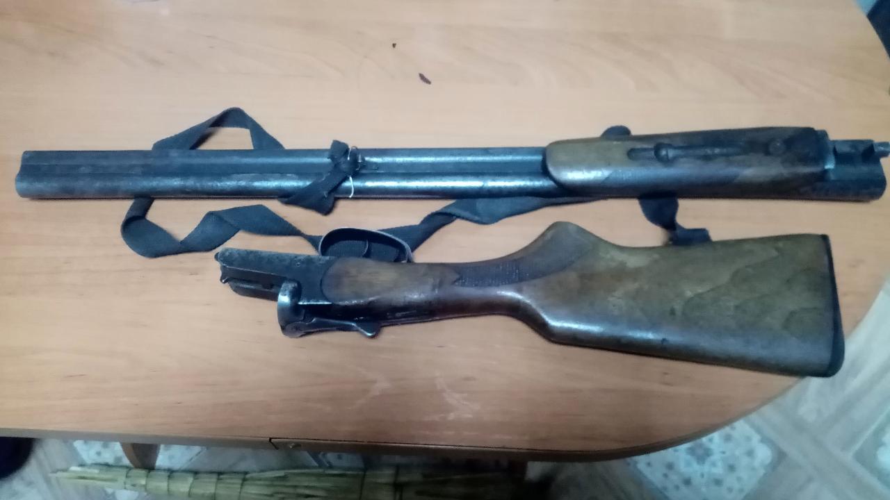 В Красноярском крае полицейские задержали мужчину, стрелявшего из ружья в воздух