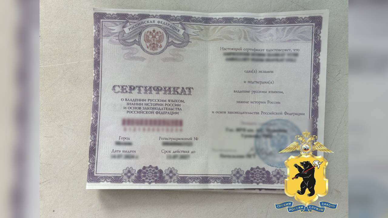 За организацию незаконной миграции правоохранители в Ярославской области задержали двоих иностранцев