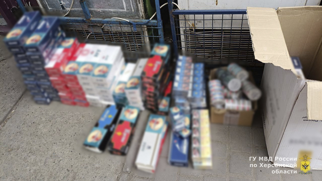 Полицейские Херсонской области пресекли продажу нелегальных табачных изделий в Скадовске