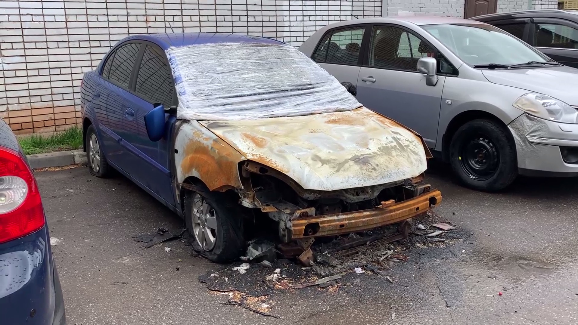 Подмосковными полицейскими задержан подозреваемый в поджоге автомобиля с символикой «Z»