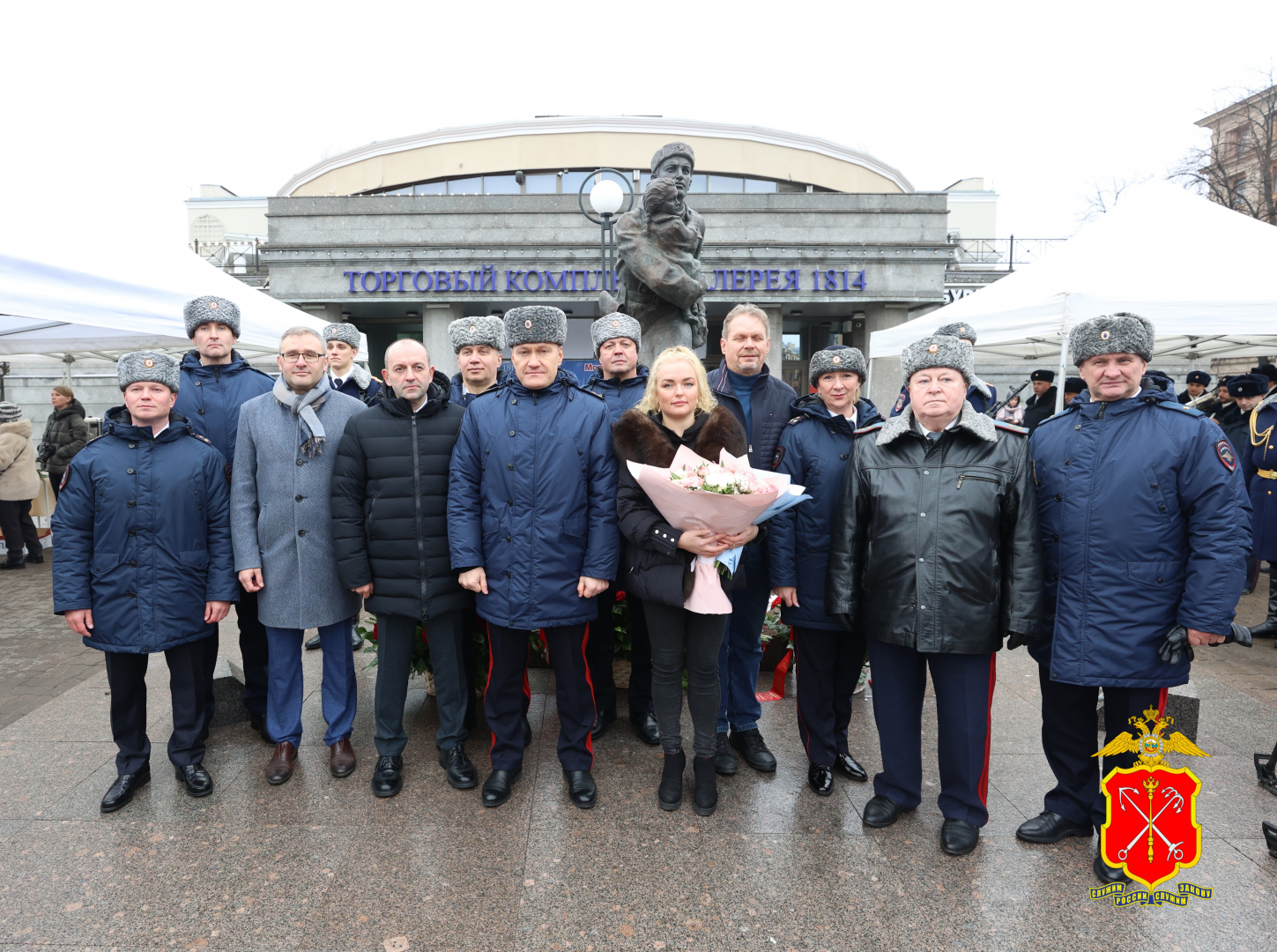 В Санкт-Петербурге открыли памятник сотрудникам милиции, погибшим в годы блокады Ленинграда
