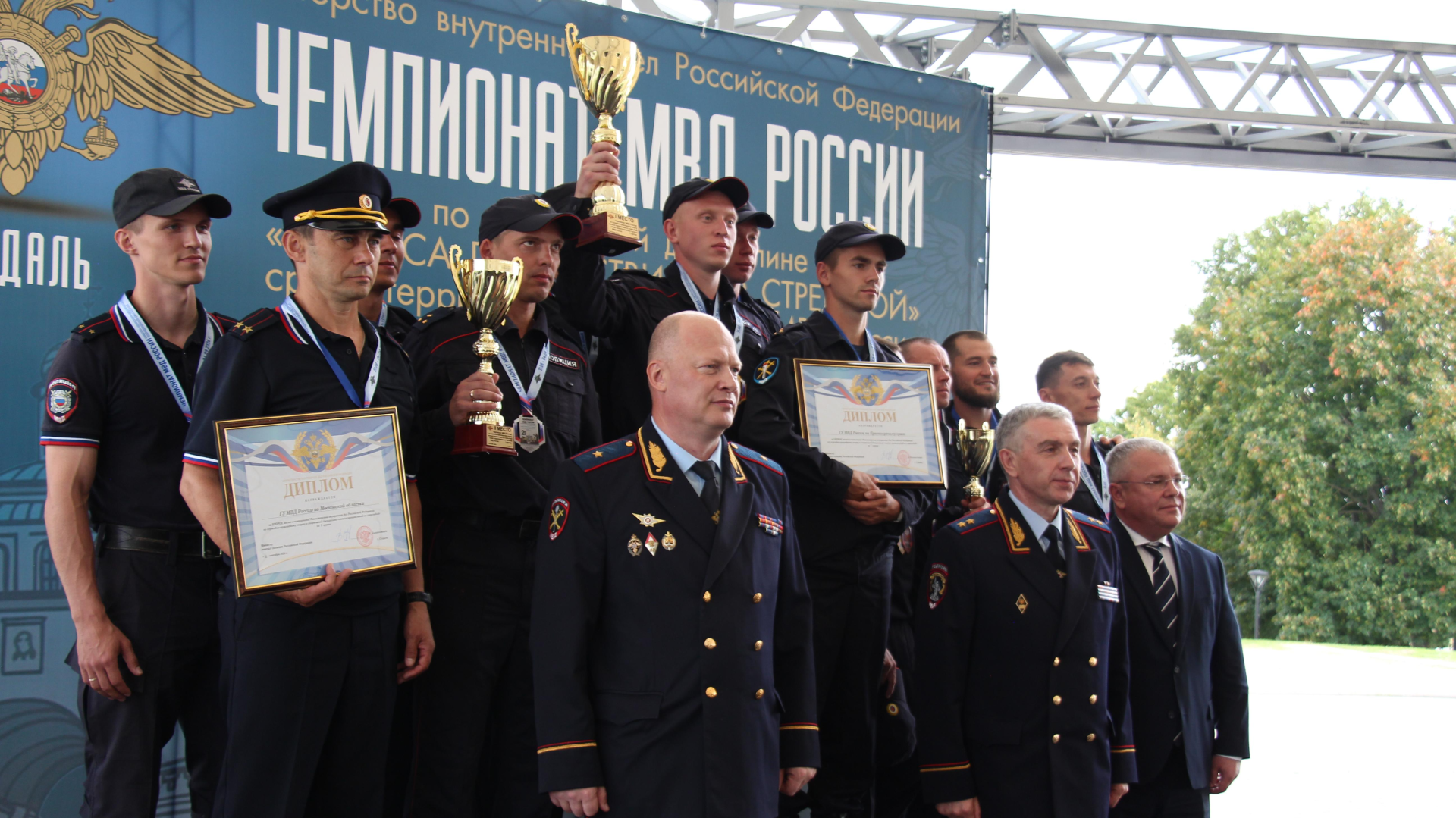 Под Владимиром завершился чемпионат МВД России по преодолению полосы препятствий со стрельбой