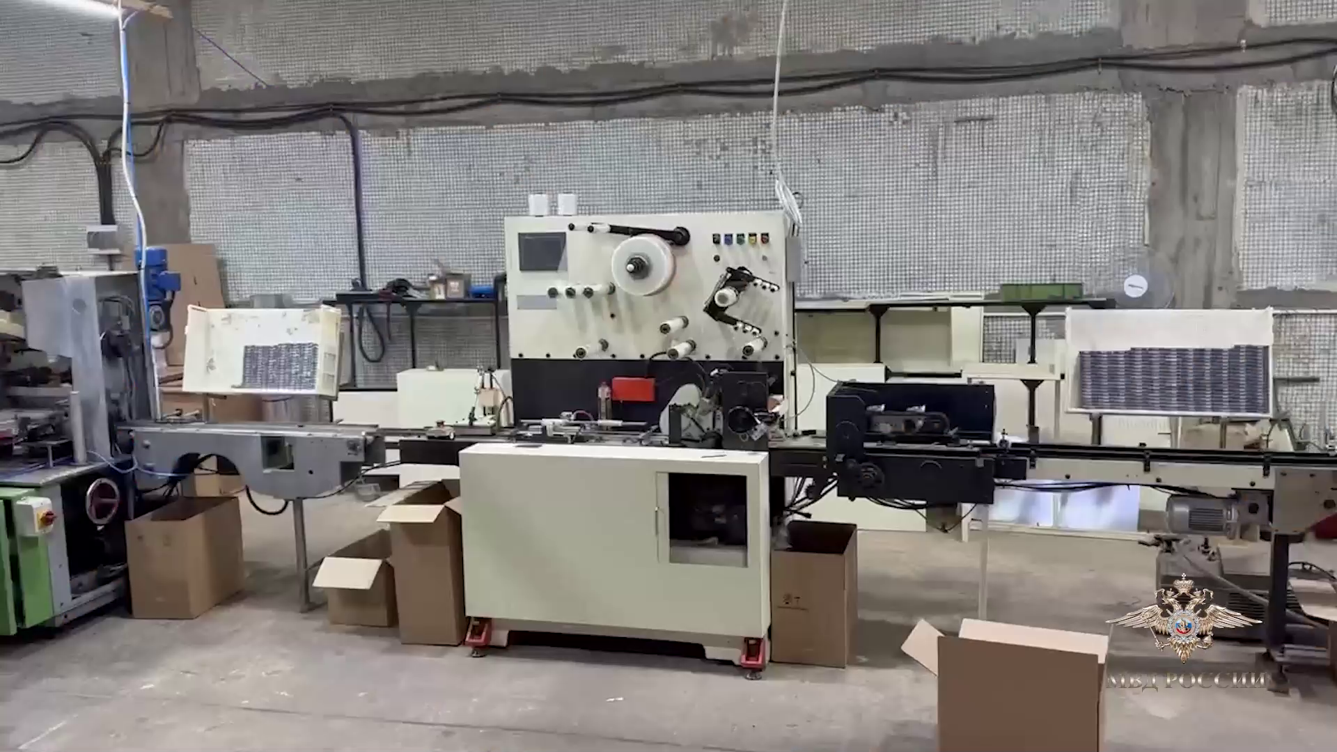 Ирина Волк: Сотрудниками МВД России на территории Калужской области пресечено нелегальное производство сигарет