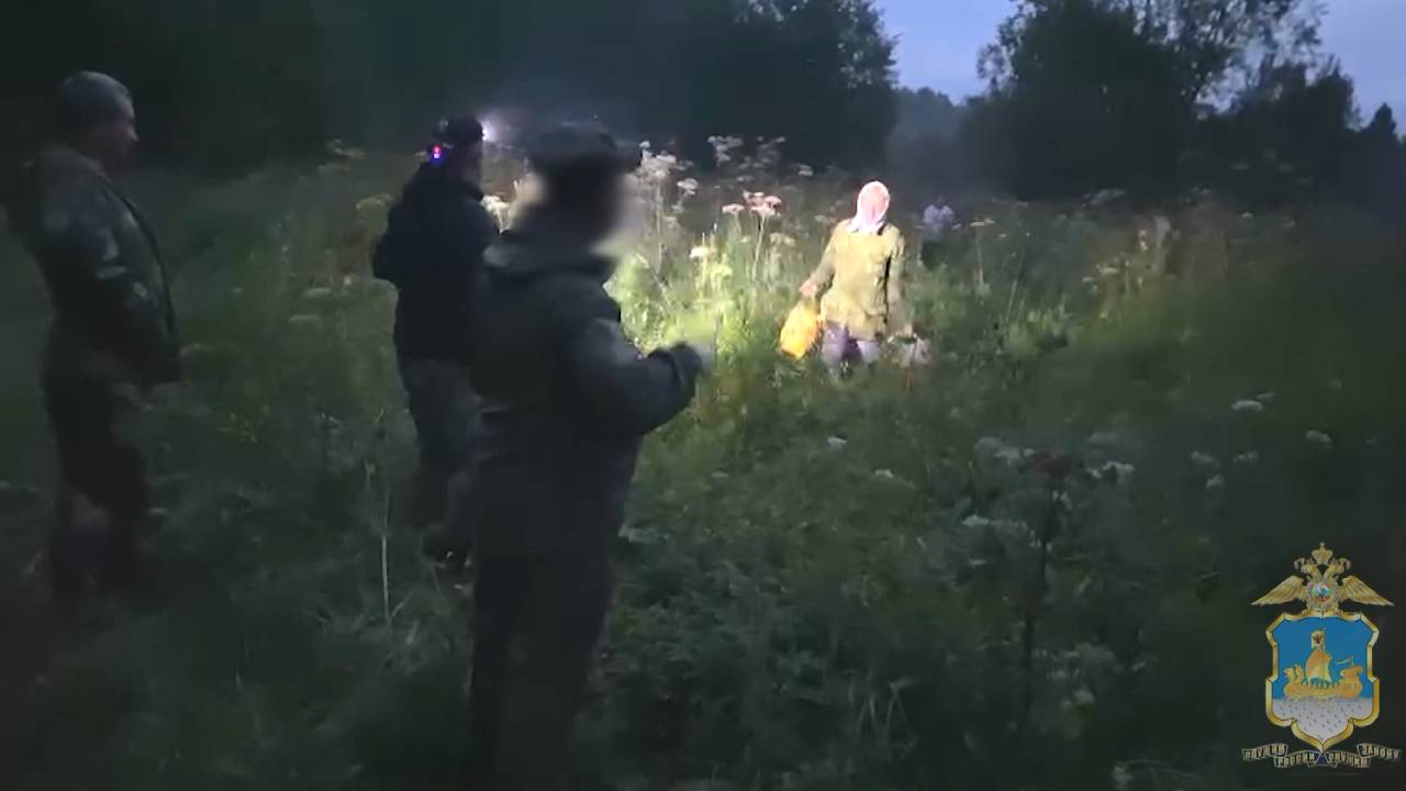 В Костромской области полицейские нашли и вывели из леса троих заблудившихся грибников