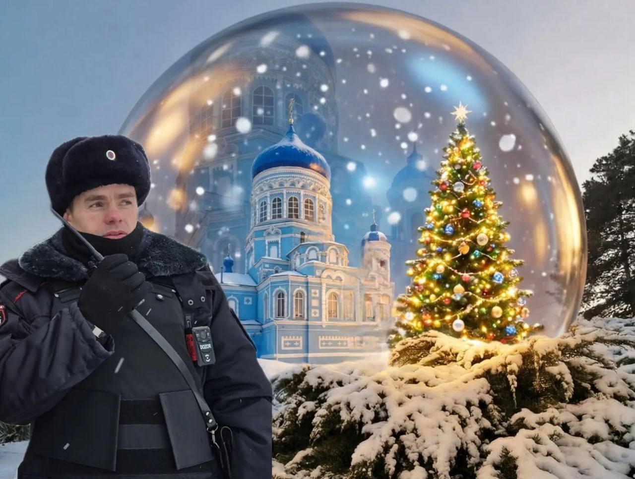 Ирина Волк: Полицейские обеспечили общественный порядок во время празднования Рождества Христова