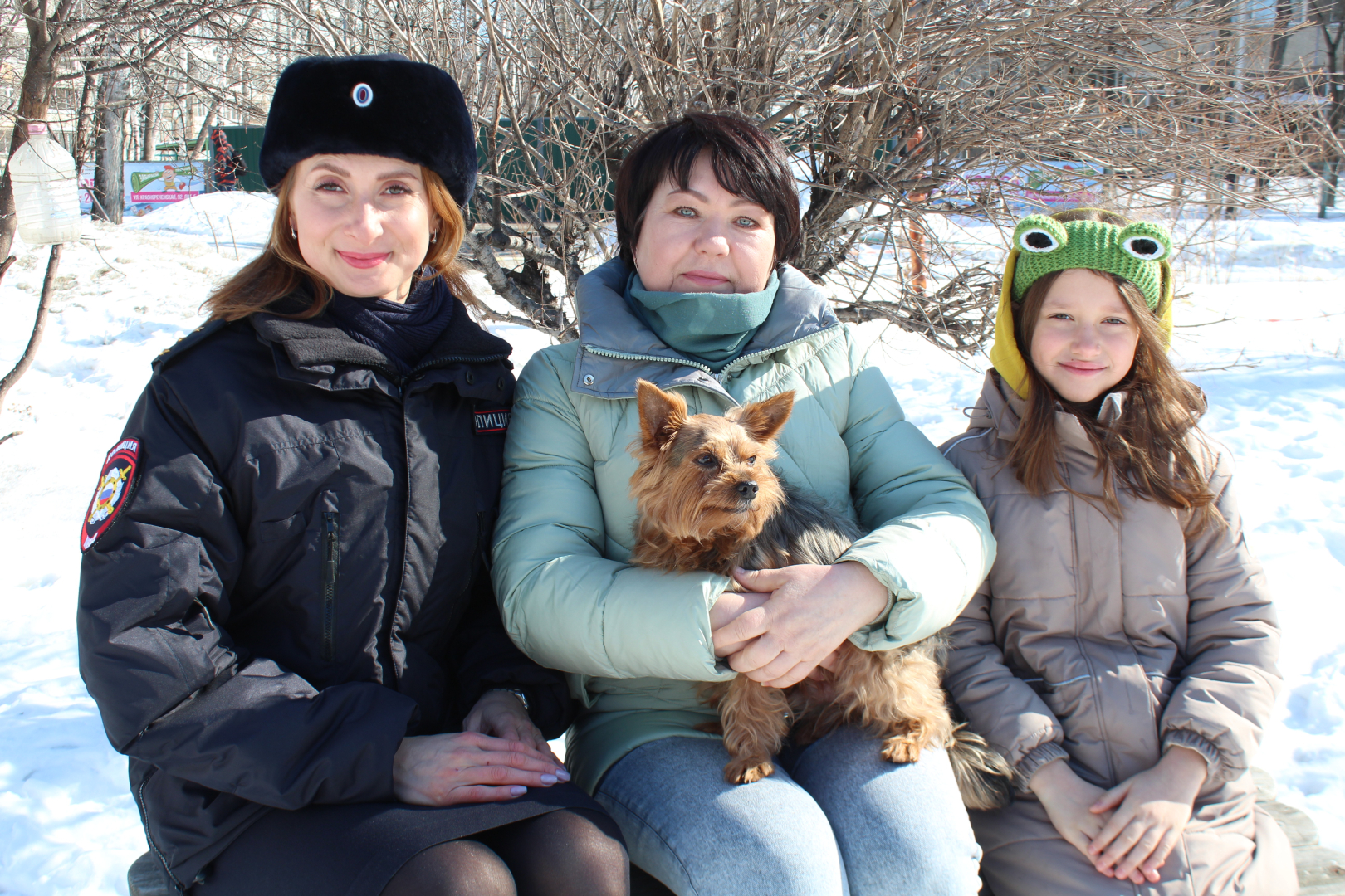 Ирина Волк: В Хабаровске полицейские нашли похищенного йоркширского терьера и вернули его хозяйке