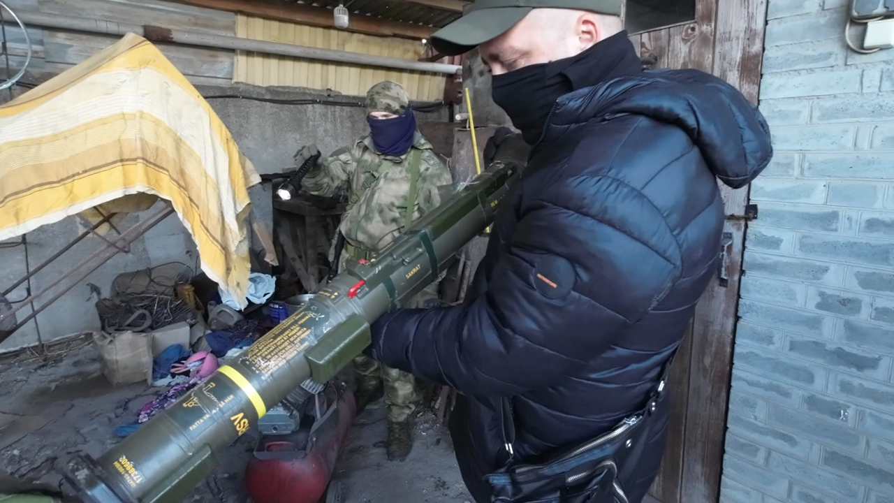 В Запорожской области правоохранители обнаружили схрон тяжёлого вооружения в городе Мелитополе