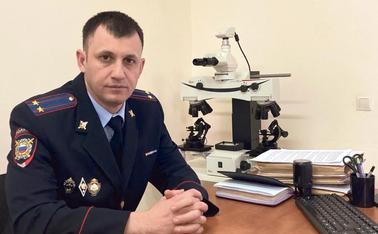 Пуля под микроскопом
