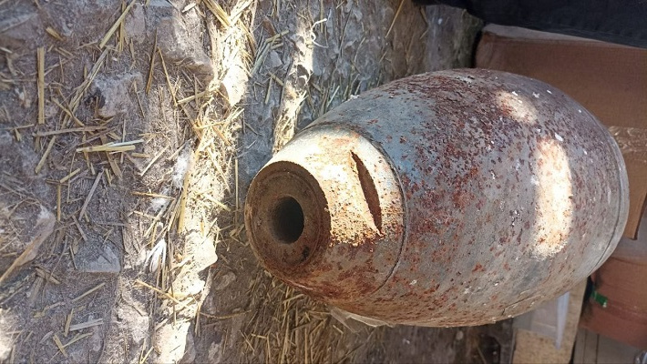 Самарская полиция изъяла у местного жителя похожие на боеприпасы ржавые предметы с тротилом внутри