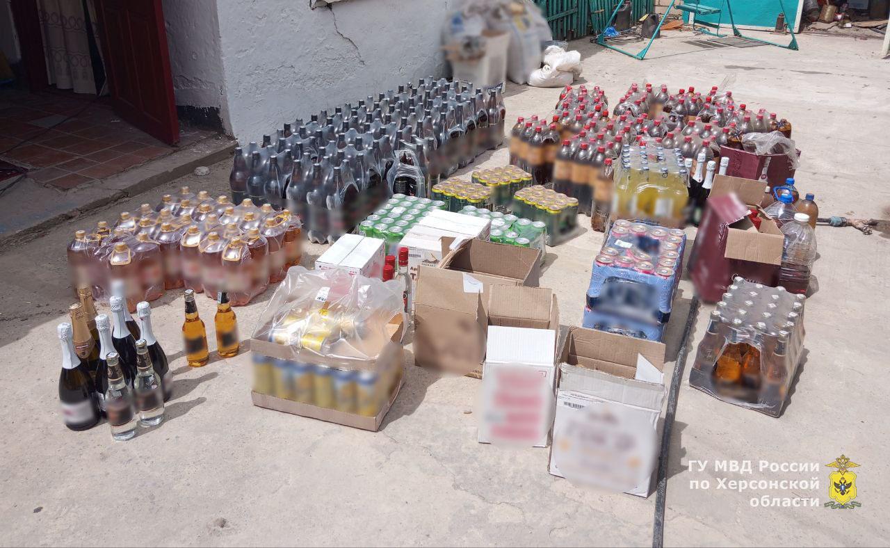 Полицейские Херсонской области пресекли незаконную продажу алкоголя жителем пгт Нижние Серогозы