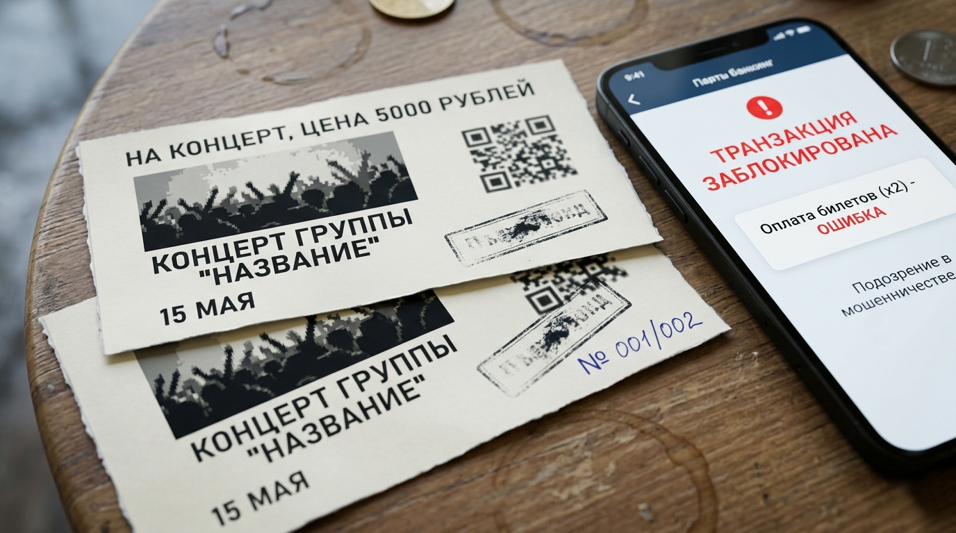 О схемах мошенничеств при покупке билетов на концерты рассказали российские киберполицейские