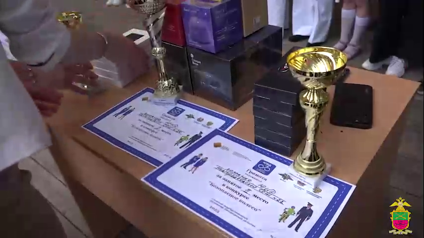В Запорожской области полицейские организовали и провели конкурс юных инспекторов движения