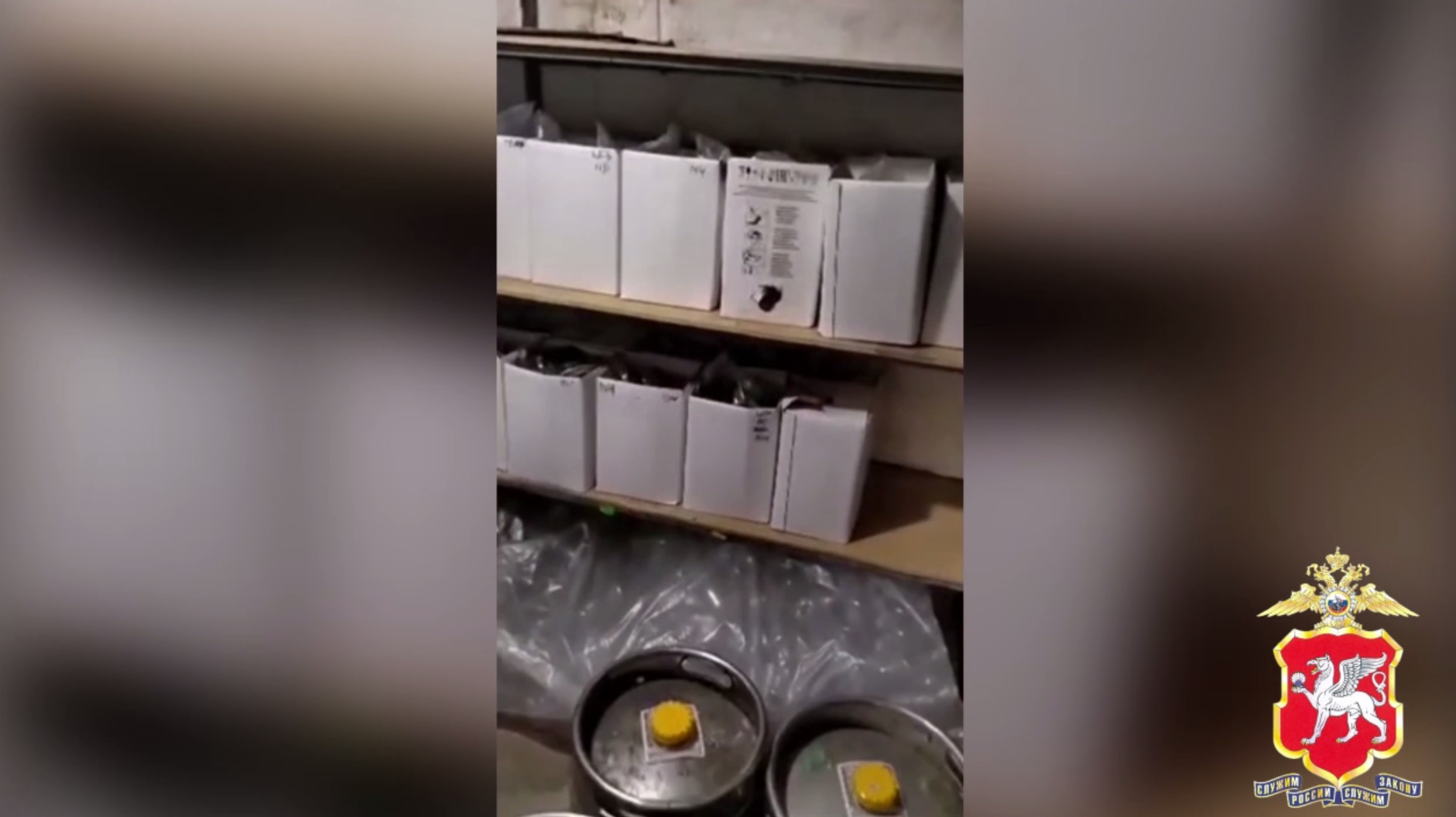 Полицейские Республики Крым пресекли нелегальную реализацию алкогольной продукции в Судаке