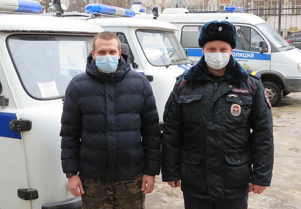 В Вологде сотрудники патрульно-постовой службы предотвратили трагедию