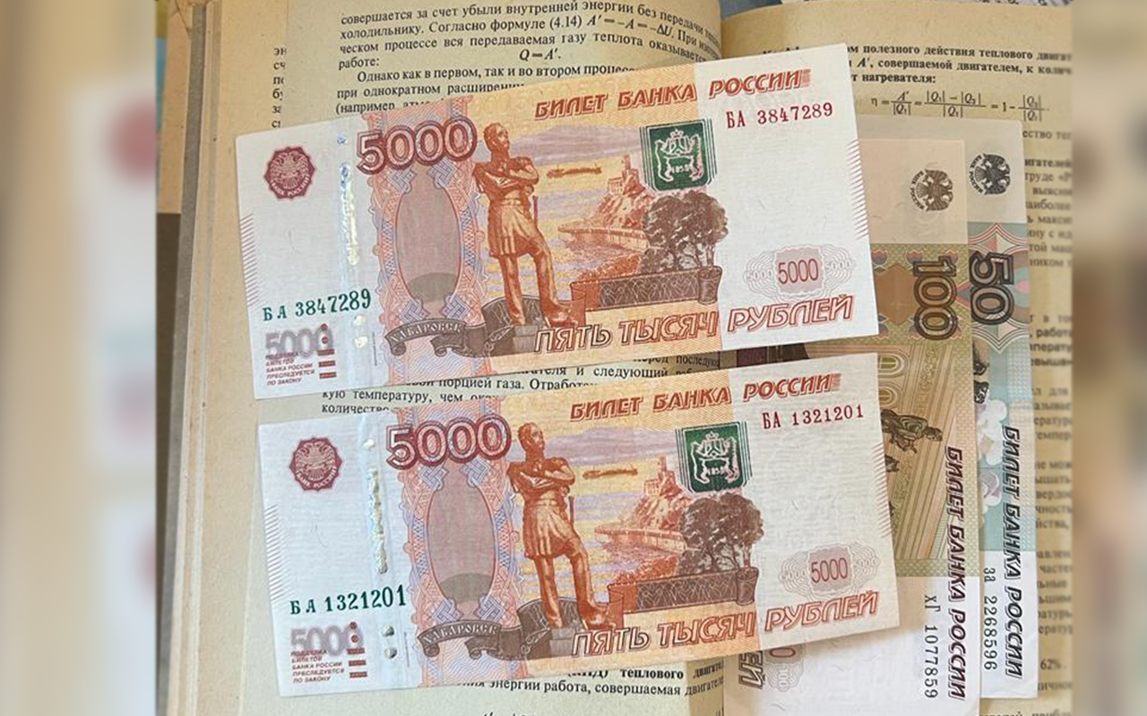 За сбыт фальшивых пятитысячных купюр полицией Рязанской области задержаны двое жителей Москвы