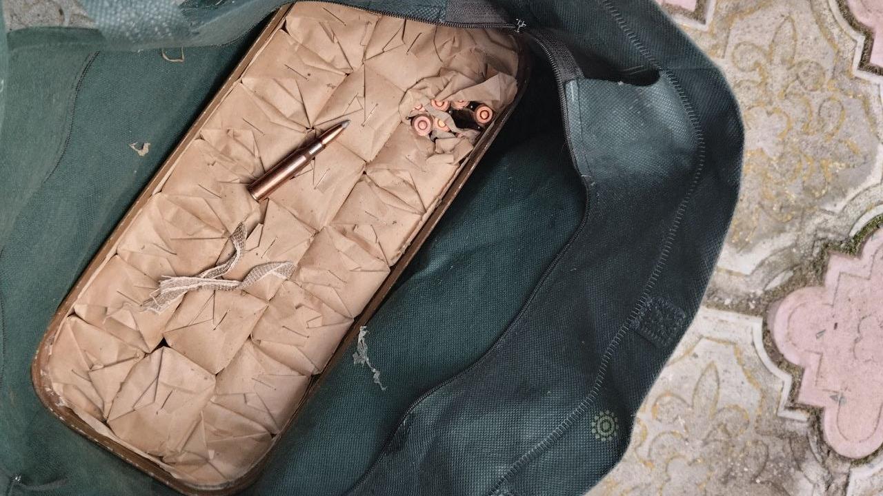 В Запорожской области полицейские обнаружили схрон боеприпасов в пригороде Мелитополя