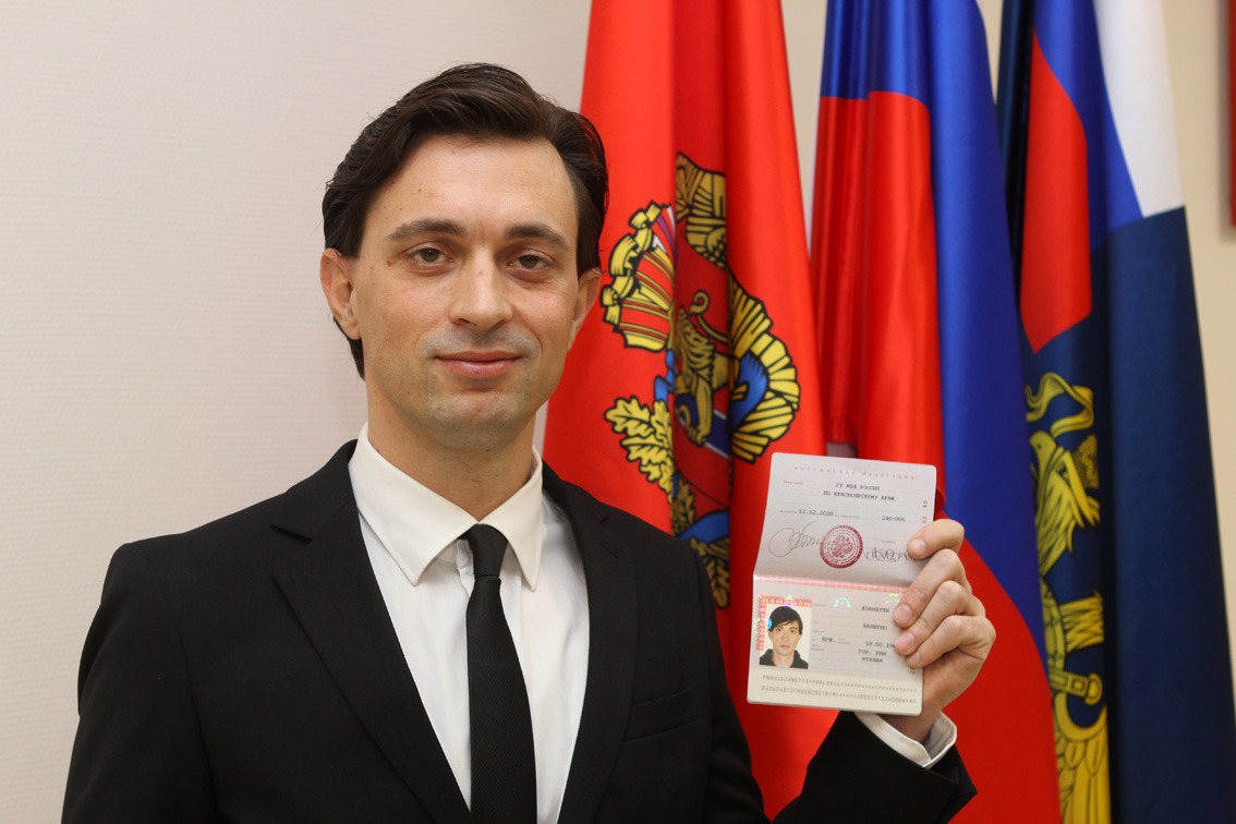 Волонтер из Италии Валерио Дзанетти принял российское гражданство