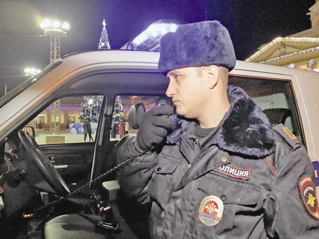 На охране общественного порядка