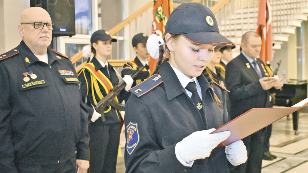 Фото: Принятие Присяги слушателями Детской полицейской академии