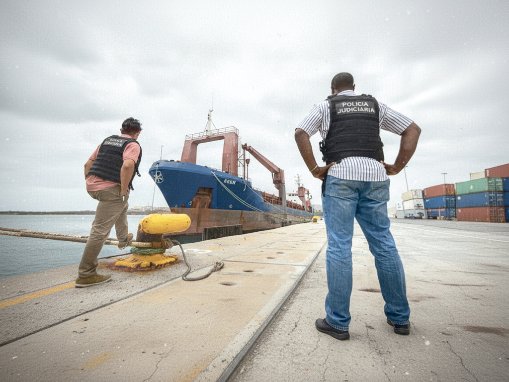 из материалов уголовного дела / Задержанное в порту судно