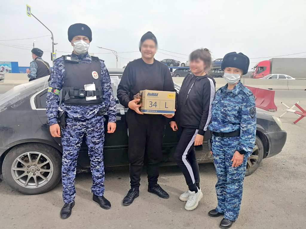 На контрольно-пропускном пункте «Малка»